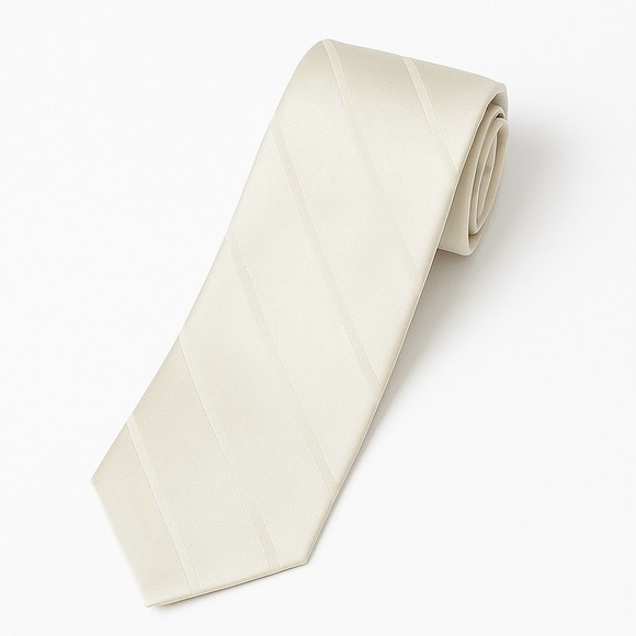 Puritan Other - White Stripe Silk Tie